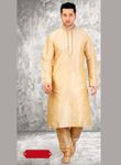 Cream Stylish Look Kurta Payjama