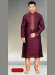 Wine Color Royal Look Kurta Payjama