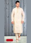 Cream Color Pleasant Kurta Payjama