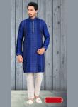 Blue Color Fashionable Kurta Payjama
