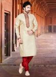 Sensational Cream Color Kurta Payjama