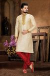 Beige Color Stylish Kurta Payjama