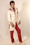 Modern Prince Styling Cream Sherwani BL2009
