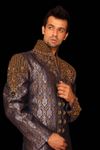Flamboyant Purple Indowestern Sherwani BL1005