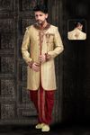 Cream Color Mesmerizing Royal Sherwani For Men
