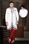 Royal King Look White Color Royal Sherwani