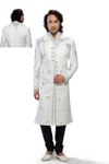Mens Serene Lemon Cream Color Royal Sherwani For Wedding