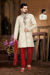 Fancybeige Royal Sherwani For Wedding