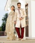 Enhance Your Lookbeige Color Royal Sherwani For Men