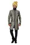 Multi Artbrocadesilk Indowestern Sherwani