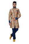 Multi Zaribrocadesilk Indowestern Sherwani