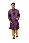 Multi Brocadesilk Delicious Wedding Kurta Pajama