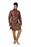 Multi Brocadesilk Kurta Pajama