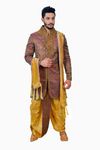 Online Zari Brocade Silk Sherwani