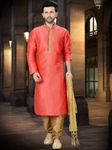 Online Stylish Look Peach Kurta Payjama