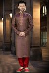 New Arrival Trendy Wine Kurta For Men Online