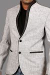 Elegant Silver Grey Blazer BL5027