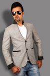 Bombastic Silver Grey Blazer BL5028
