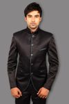 Apple Cut Navy Blue Jodhpuri Suit BL3052
