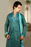 Cerulean Shade Cotton Kurta BL4025