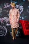 Prince Style Pink Wedding Sherwani