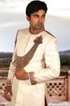 Emperor Look Cream Sherwani BL2031