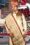 Blonde Cream Regal Sherwani BL2032