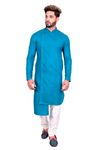 Midnight Blue Asymmetrical Indo Western Sherwani