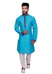 Glorious Blue Silk Kurta Set