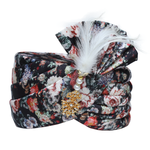 Multicolor Floral Print Wedding Turban Pagri