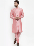 Light Pink Silk Kurta Pyjama