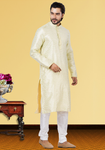 Refreshing Cream Kurta Pajama