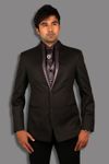 Pinstripes Semi Highneck Tuxedo BL3040