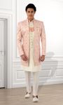 3 Piece Multicolor Jacket Style Sherwani