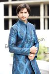 Blue Indo Western Sherwani BL1051