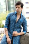 Blue Indo Western Sherwani BL1056