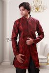 Burgundy Indo Western Sherwani BL1050