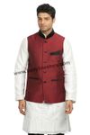 Maroon Nehru Jacket RK4122