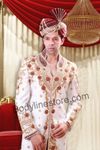 White Sherwani BL2050