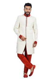White  Indowestern Sherwani  RK1109