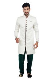 White  Indowestern Sherwani  RK1115