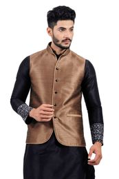 Sienna Coffee  Nehru Jacket   RK4136