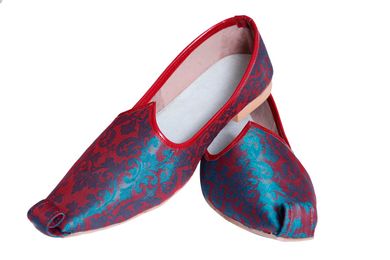 Green Maroon Royal Mojari Juti