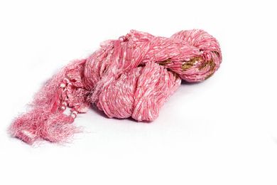 Ethnic Pink Simple Khesh Stole