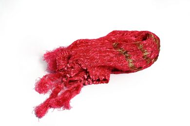 Rose Color Simple Khesh Stole