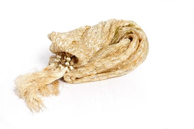 Cream Simple Khesh Stole