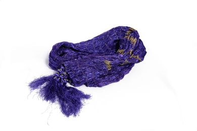 Purple Simple Khesh Stole