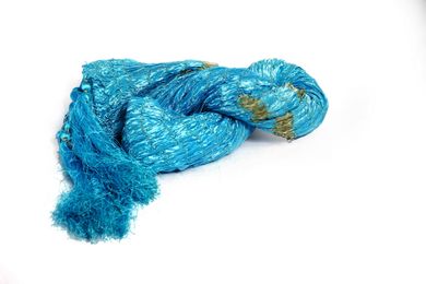 Firozi Blue Simple Khesh Stole