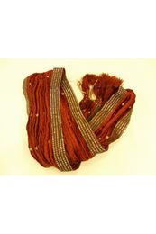 Jardoshi Border Maroon Royal Khesh BL0091