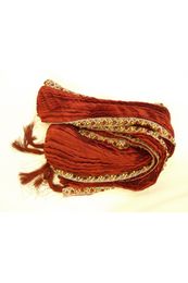 Fancy Border Maroon Khesh BL0094